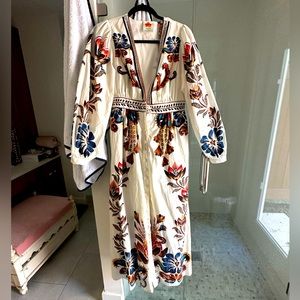 Never worn Farm Rio for Anthropology floral maxi dress size XS